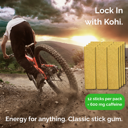 (1-Pack) Kohi Mint Blast Energy & Focus Gum