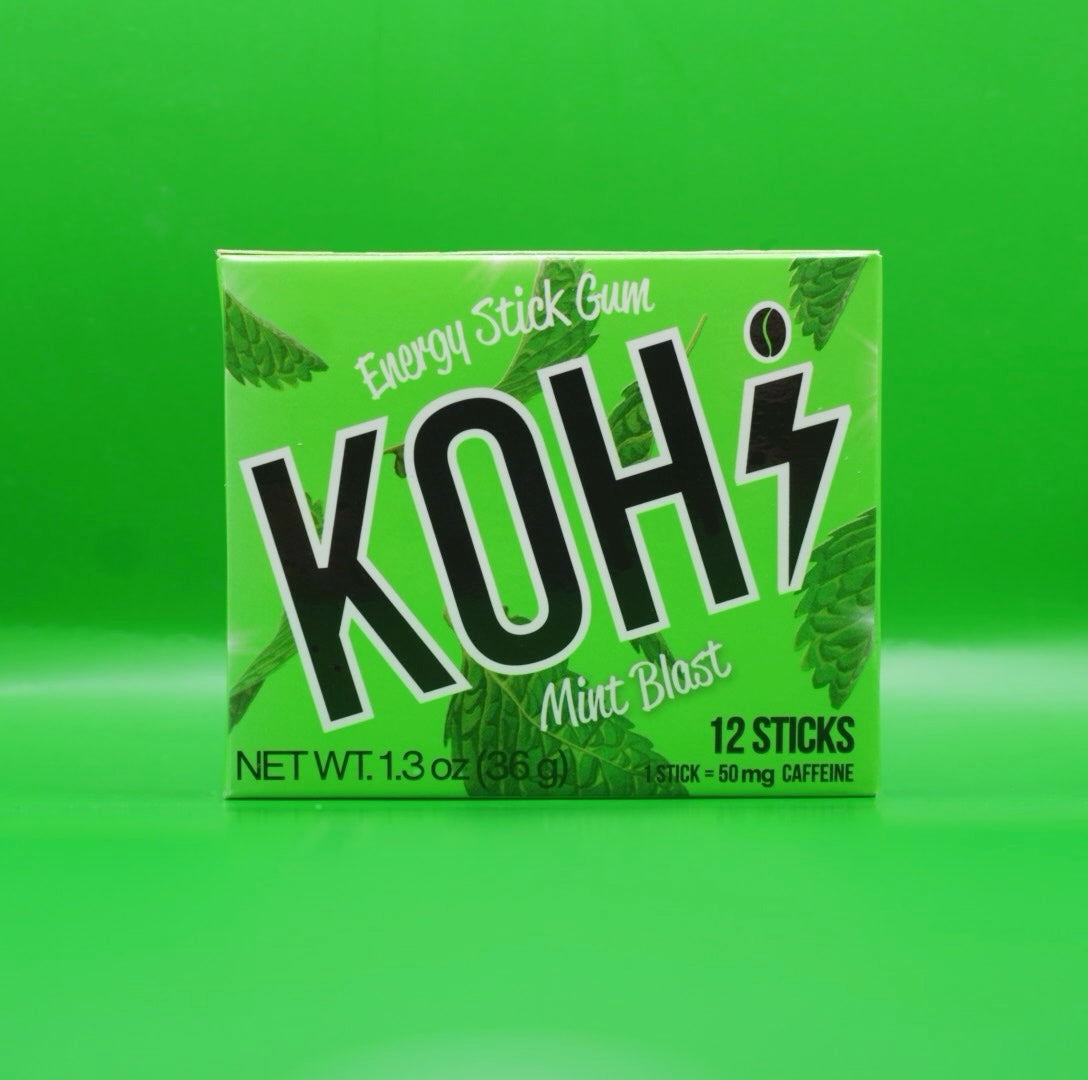 (1-Pack) Kohi Mint Blast Energy & Focus Gum