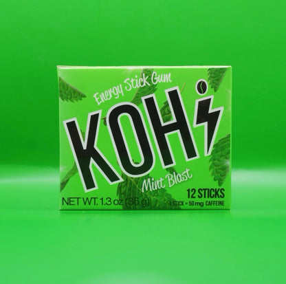 (1-Pack) Kohi Mint Blast Energy & Focus Gum