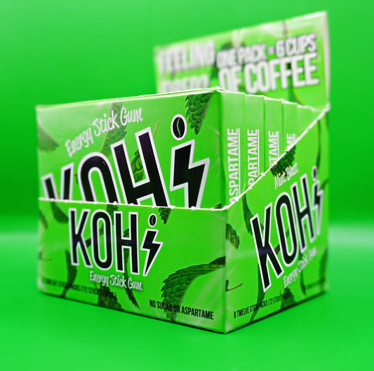 (5-pack) Kohi Mint Blast Energy & Focus Gum